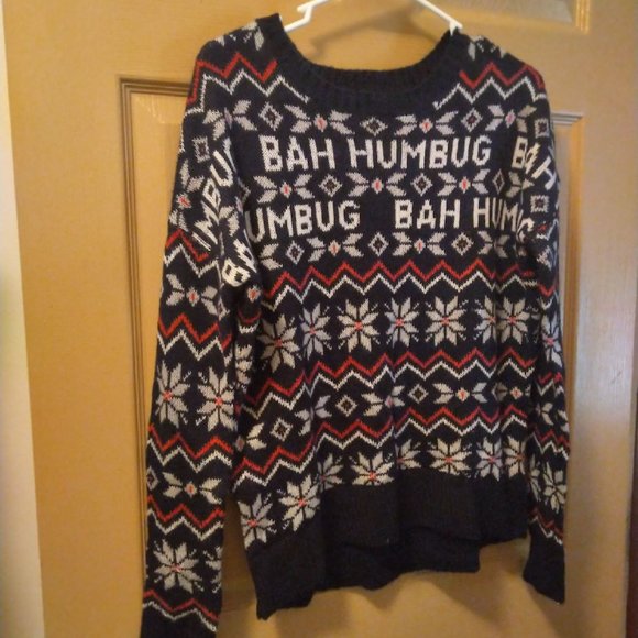 Aeropostale Sweaters - Aeropostale women's blue holiday sweater XS